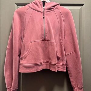 lululemon athletica Rose Pink Half-Zip Hoodie